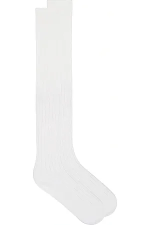 Casa Clara Calcetines a la rodilla en color blanco talla all en - White. Talla all.