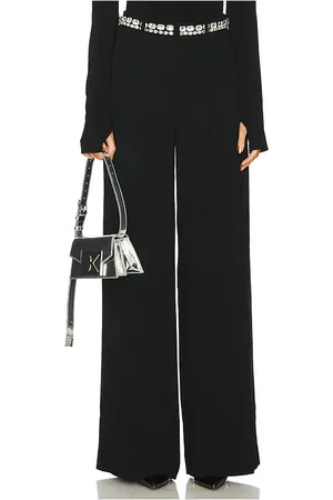 Cinq A Sept Pantalón rhinestone chain genna en color talla 0 en - Black. Talla 0 (también en 00, 4).