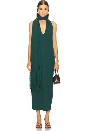Cult Gaia Vestido jorden en color verde oliva talla L en - Olive. Talla L (también en M).