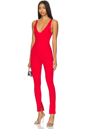 Delfi Isodora jumpsuit en color talla M en - Red. Talla M (también en S, XS).