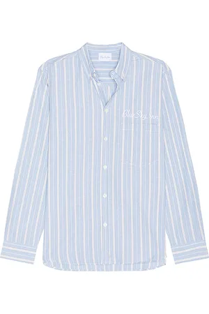 BLUE SKY INN Camisa en color bebe talla L en - Baby Blue. Talla L (también en XL/1X).