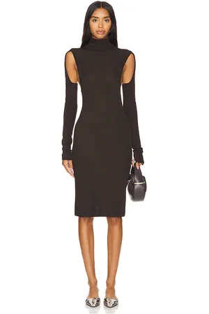 Helmut Lang Vestido air en color marrón talla M en - Brown. Talla M (también en S).
