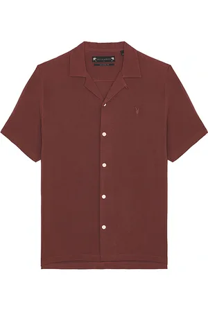 AllSaints Camisa en color burgundy talla M en - Burgundy. Talla M (también en S).