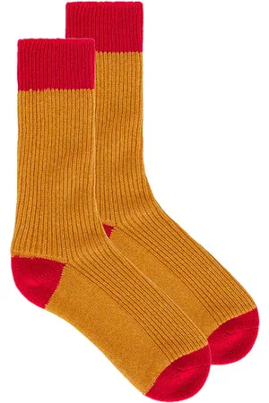 Guest In Residence Guest en residence calcetines en color amarillo talla all en - Yellow. Talla all.