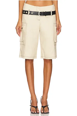 BY.DYLN Mallory shorts en color beige talla S en - Beige. Talla S (también en XL).