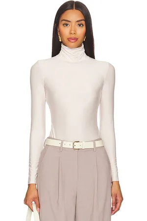 Commando Bodysuit cuello vuelto butter en color ivory talla L en - Ivory. Talla L (también en M, S).