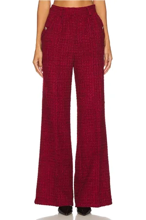 Amanda Uprichard Pantalones jane en color talla L en - Wine. Talla L (también en M, S, XS).