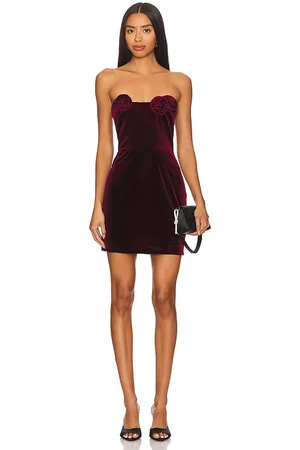 Amanda Uprichard Minivestido sabine en color talla L en - . Talla L (también en M, S, XL).