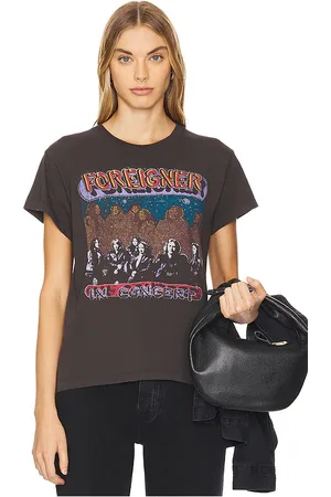 DAYDREAMER Camiseta foreigner en concert tour en color negro talla L en - Black. Talla L (también en S, XL, XS).