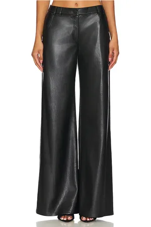 Amanda Uprichard Pantalones lennon en color talla L en - Black. Talla L (también en M, XL, XS).