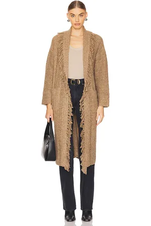 LINE & DOT Cárdigan altura long en color beige talla L en - Beige. Talla L (también en M, S, XS).