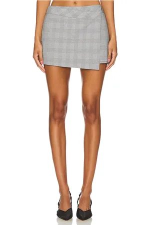 Amanda Uprichard Falda-pantalón lissa en color gris talla M en - Grey. Talla M (también en S, XS).