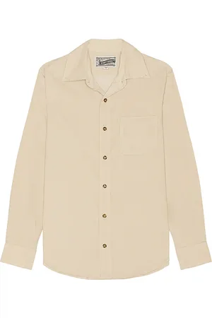 Schott NYC Camisa pinwale en color gris talla M en - Grey. Talla M (también en S, XL/1X).