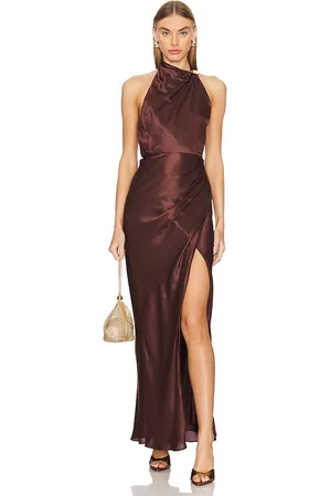 Nicholas Maxivestido galilea en color chocolate talla 2 en - Chocolate. Talla 2 (también en 6).