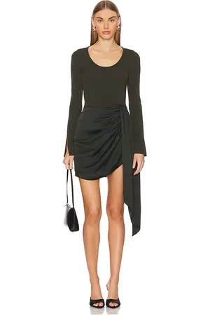 Simkhai Vestido springer en color verde oliva talla L en - Olive. Talla L (también en M, S, XS).