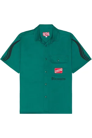 Pleasures Camisa en color talla L en - Green. Talla L (también en S).