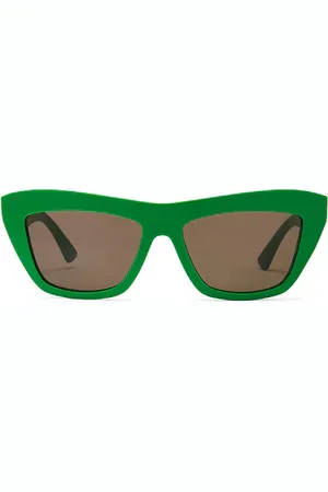 Bottega Veneta Gafas de sol classic ribbon en color talla all en - Green. Talla all.