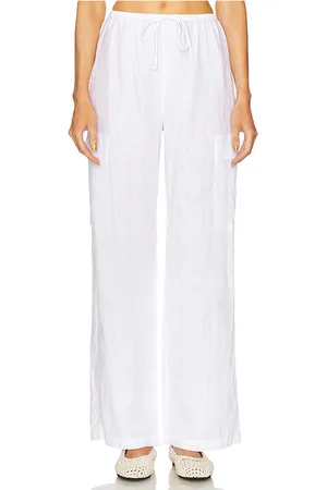 L*Space Pantalón sundown cargo en color talla L en - White. Talla L (también en M).