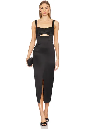 Nicholas Vestido midi gia en color talla 0 en - Black. Talla 0 (también en 10, 12, 2, 6, 8).