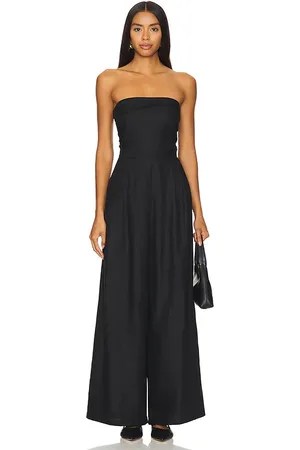 FAITHFULL THE BRAND Kaia jumpsuit en color talla L en - Black. Talla L (también en M, S, XS).
