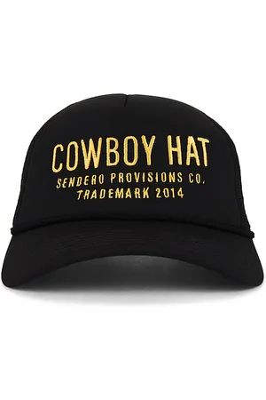 Sendero Provisions Gorra de camionero cowboy hat en color negro talla all en - Black. Talla all.