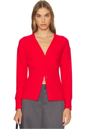 LnA Cárdigan noel waffle en color rojo talla L en - Red. Talla L (también en M, S, XL, XS).