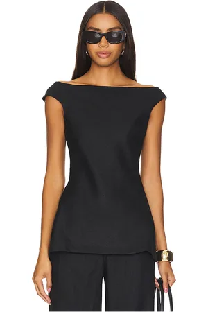 FAITHFULL THE BRAND Ilride top en color talla S en - Black. Talla S (también en XS).
