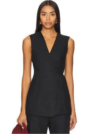 FAITHFULL THE BRAND Chaleco lulea en color talla S en - Black. Talla S (también en XS).