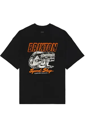 Brixton Camiseta smokey en color negro talla L en - Black. Talla L (también en M, S).