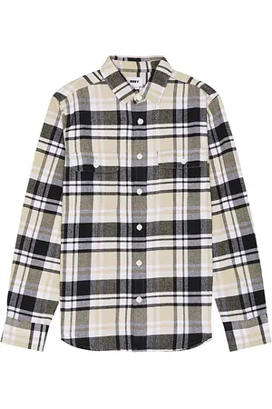 Obey Camisa dillon en color gris talla M en - Grey. Talla M (también en S).