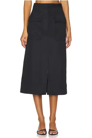 ULLA JOHNSON Falda veria en color negro talla 2 en - Black. Talla 2 (también en 4, 6).