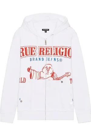 True Religion Sudadera en color blanco talla M en - White. Talla M (también en S, XL/1X).