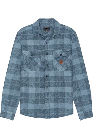 Brixton Franela bowery en color azul talla M en - Blue. Talla M (también en S).