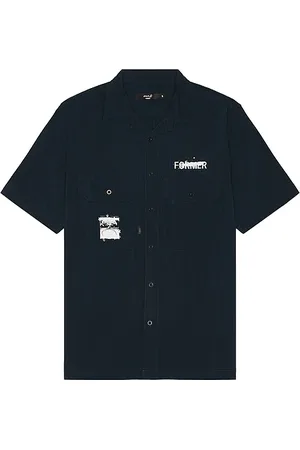 FORMER Camiseta de trabajo scratched en color negro talla L en - Black. Talla L (también en M).