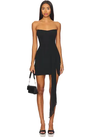 Amanda Uprichard Vestido treasure en color talla L en - Black. Talla L (también en M, S, XL).