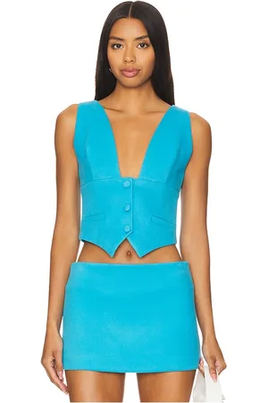 Ceren Ocak Chaleco en color talla M en - Blue. Talla M (también en S, XS, XXS).