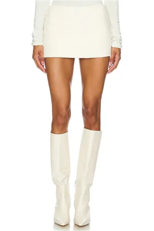 Ceren Ocak Minifalda en color ivory talla S en - Ivory. Talla S (también en XL, XS, XXS).