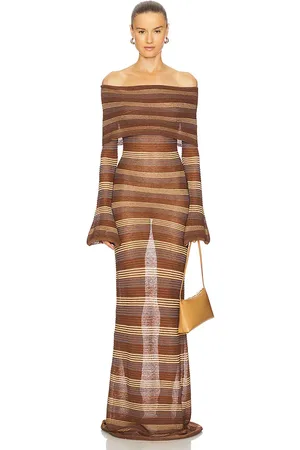 AYA MUSE Vestido zibal en color marrón talla L en - Brown. Talla L (también en M, S, XS).
