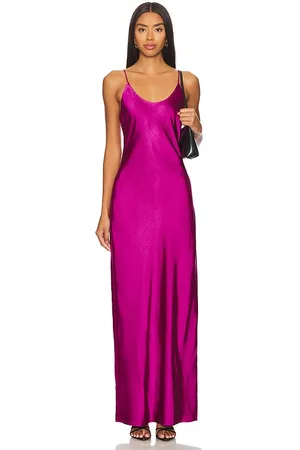 Solid Maxivestido selena en color rosado talla XL en - Pink. Talla XL (también en XS).