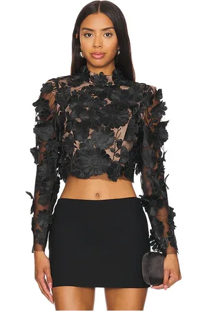 ELLIATT X revolve elia top en color talla M en - Black. Talla M (también en L, S, XL, XS).