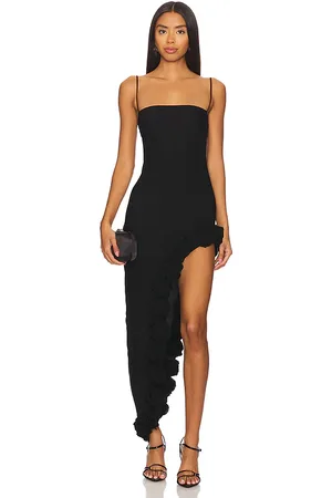 MAJORELLE Vestido largo montauk en color talla M en - Black. Talla M (también en S, XS, XXS).