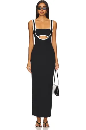 ALL THE WAYS Vestido eliza en color negro talla S en - Black. Talla S (también en XS).