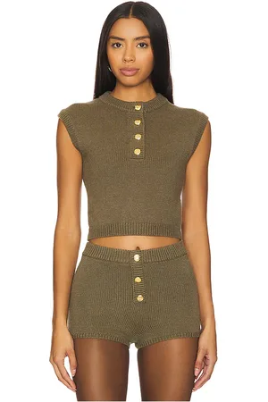 Lovers And Friends Ayden top en color verde talla L en - Green. Talla L (también en M, XS).
