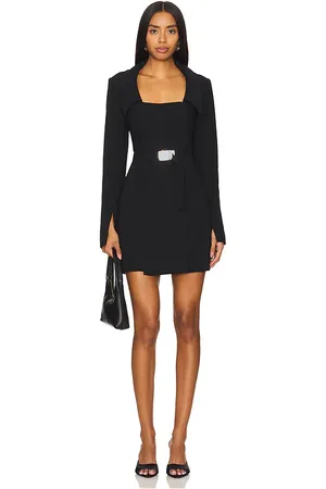 Amanda Uprichard Vestido larenta en color talla M en - Black. Talla M (también en S, XS).