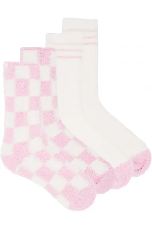 Barefoot Dreams Conjunto de calcetines cozychic barbie 2 pair sock set en color rosado talla all en - Pink