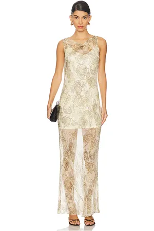 Bec & Bridge Vestido shyla en color neutral talla 6/XS en - Neutral. Talla 6/XS (también en 8/S).