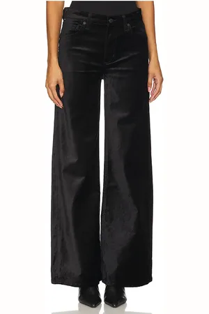 Citizens of Humanity Pierna ancha y talle medio loli en color talla 26 en - Black. Talla 26 (también en 32, 33, 34).