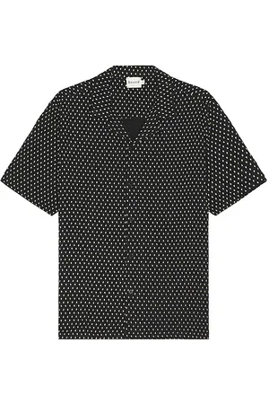 Bound Camisa cubana paisley en color talla L en - Black. Talla L (también en M, S, XL/1X).