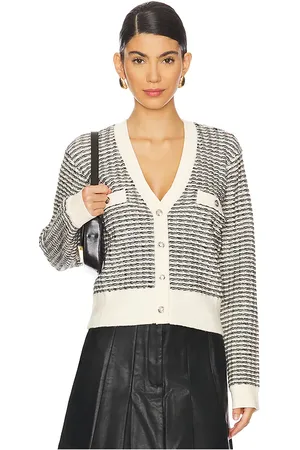 ASTR Cárdigan ellory en color black,cream talla L en - Black,Cream. Talla L (también en M, S, XL, XS).