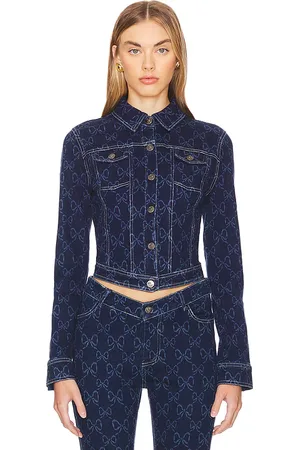 LOBA Chaqueta tulipania denim en color denim-dark talla S en - Denim-Dark. Talla S (también en XS).